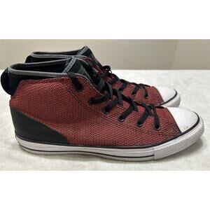 Converse Chuck Taylor All Star Men’s Shoes Size 11 Syde Street Mid Red Black